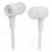 Fashion 3.5mm Plug In-Ear Earphone - White + Black Fashion 3.5mm Plug In-Ear Earphone - White + Black