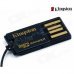 Kingston FCR-MRG2 G2 USB 2.0 microSDHC Flash Memory Card Reader - Black Kingston FCR-MRG2 G2 USB 2.0 microSDHC Flash Memory Card Reader - Black