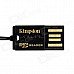 Kingston FCR-MRG2 G2 USB 2.0 microSDHC Flash Memory Card Reader - Black Kingston FCR-MRG2 G2 USB 2.0 microSDHC Flash Memory Card Reader - Black