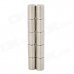 6 x 10mm Tubular NdFeB N35 Magnet - Silver (10PCS)