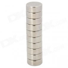 12 x 5mm Tubular NdFeB Magnet - Silver (10PCS) 12 x 5mm Tubular NdFeB Magnet - Silver (10PCS)