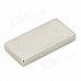 20 x 10 x 3mm Rectangular Nickel Plating NdFeB Magnet - Silver (10 PCS)