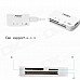 Pisen USB 3.0 3-in-1 SD / TF / CF Card Reader - White Pisen USB 3.0 3-in-1 SD / TF / CF Card Reader - White