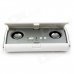 HAIGE WSA9 Portable Speaker - White + Silver (4 x AAA) HAIGE WSA9 Portable Speaker - White + Silver (4 x AAA)