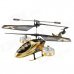 4-Channel Shatterproof R/C Helicopter w/ Gyro - Golden