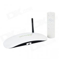 ZAP ZAP-S6 Android 4.2 Google TV Player w/ 1GB RAM, 8GB ROM, Bluetooth, TF, HDMI - White + Black ZAP ZAP-S6 Android 4.2 Google TV Player w/ 1GB RAM, 8GB ROM, Bluetooth, TF, HDMI - White + Black