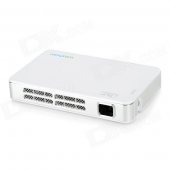 WESHOW V1 Micro Portable 854x480 Home Theater LED Projector Set - White