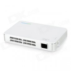 WESHOW V1 Micro Portable 854x480 Home Theater LED Projector Set - White WESHOW V1 Micro Portable 854x480 Home Theater LED Projector Set - White