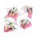 Sea World Acrylic Refrigerator Magnetic Sticker - Pink + White (4 PCS) Sea World Acrylic Refrigerator Magnetic Sticker - Pink + White (4 PCS)