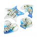 Sea World Acrylic Refrigerator Magnetic Sticker - Blue + White (4 PCS) Sea World Acrylic Refrigerator Magnetic Sticker - Blue + White (4 PCS)