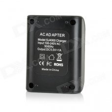 ABS 1A 5V Outdoor Sports Video Camera Battery Charging Dock for SJ4000 - Black ABS 1A 5V Outdoor Sports Video Camera Battery Charging Dock for SJ4000 - Black