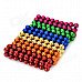 DIY Mini NdFeB Magnetic Balls Educational Toy - Golden + Red + Multi-Colored (216 PCS) DIY Mini NdFeB Magnetic Balls Educational Toy - Golden + Red + Multi-Colored (216 PCS)