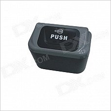 Carking 8839 Car Plastic Trash Can With Clip - Grey + Black Carking 8839 Car Plastic Trash Can With Clip - Grey + Black