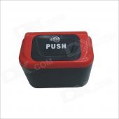 Carking 8839 Car Plastic Trash Can With Clip - Red