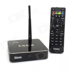 Jesurun CS-M8 Quad-Core 4K Android 4.4.2 TV Player w/ 2GB RAM, 16GB ROM, 5GHz WiFi, XBMC, Netflix Jesurun CS-M8 Quad-Core 4K Android 4.4.2 TV Player w/ 2GB RAM, 16GB ROM, 5GHz WiFi, XBMC, Netflix