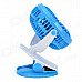 YF-130 Clip Style USB Powered 4-Mode Fan - Blue (1 x 8650) YF-130 Clip Style USB Powered 4-Mode Fan - Blue (1 x 8650)