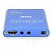 Jesurun MP021 Mini 1080P Full HD Media Player w/ HDMI / USB / SD / AV / YUV - Blue Jesurun MP021 Mini 1080P Full HD Media Player w/ HDMI / USB / SD / AV / YUV - Blue