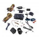 A91 Two Way Car Alarm System w/ 1.5" LCD Remote Controller / Alarm System for Russia - Deep Blue