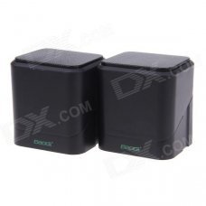 Baodi D12 180 Degree Rotation Digital Mini Speakers - Black (2 PCS) Baodi D12 180 Degree Rotation Digital Mini Speakers - Black (2 PCS)