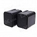 Baodi D12 180 Degree Rotation Digital Mini Speakers - Black (2 PCS) Baodi D12 180 Degree Rotation Digital Mini Speakers - Black (2 PCS)