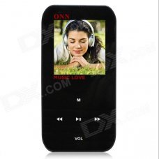 ONN Q2 Ultra-Slim 1.5" TFT Screen Sporting MP4 Player w/ FM / USB 2.0 / 3.5mm - Black (8GB) ONN Q2 Ultra-Slim 1.5" TFT Screen Sporting MP4 Player w/ FM / USB 2.0 / 3.5mm - Black (8GB)