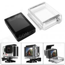 Fat Cat B-P3+ 2.0" TFT LCD Screen w/ Waterproof Back Case for GoPro Hero 3+ - Black + Transparent Fat Cat B-P3+ 2.0" TFT LCD Screen w/ Waterproof Back Case for GoPro Hero 3+ - Black + Transparent