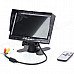 7" TFT LCD 2-CH Digital Rear View Monitor w/ Sunshade + Remote Control (PAL & NTSC) 7" TFT LCD 2-CH Digital Rear View Monitor w/ Sunshade + Remote Control (PAL & NTSC)
