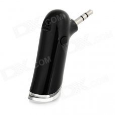 D8 1103 Mini Car 3.5mm Jack Plug Bluetooth V3.0 Hands-free Audio Receiver w/ Stereo Output - Black D8 1103 Mini Car 3.5mm Jack Plug Bluetooth V3.0 Hands-free Audio Receiver w/ Stereo Output - Black