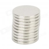 16 x 2mm Super Strong NdFeB Round Magnets - Silver (10 PCS)