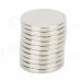 16 x 2mm Super Strong NdFeB Round Magnets - Silver (10 PCS) 16 x 2mm Super Strong NdFeB Round Magnets - Silver (10 PCS)