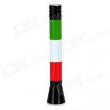 Universal Italy Flag Pattern Car DIY Radio Antenna - Green + White + Red + Black Universal Italy Flag Pattern Car DIY Radio Antenna - Green + White + Red + Black