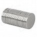 Round Strong Drawing NdFeB Magnets - Silver (20 PCS) Round Strong Drawing NdFeB Magnets - Silver (20 PCS)