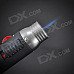 Zinc Alloy Windproof Straight Flame Butane Gas Lighter - Black