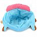 Cute Deer Style Plush Cosplay Hat - Pink + Blue