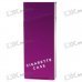 Lady's Aluminum Alloy Cigarette Case - Purple (Holds 10)