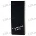 Lady's Aluminum Alloy Cigarette Case - Black (Holds 10)