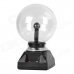 6" Magic Party Christmas Gift Static Plasma Lightning Ball Sphere - Black 6" Magic Party Christmas Gift Static Plasma Lightning Ball Sphere - Black