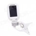 A3 1.3" LCD Clip On Chromatic Tuner for Guitar / Bass / Violin / Ukulele - White A3 1.3" LCD Clip On Chromatic Tuner for Guitar / Bass / Violin / Ukulele - White