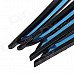 YI-279 3M Automotive Anti-bump Rubber Car Body Adhesive Strips - BLack + Blue (4 PCS) YI-279 3M Automotive Anti-bump Rubber Car Body Adhesive Strips - BLack + Blue (4 PCS)