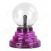3" Magic Party Christmas Gift Static Plasma Lightning Ball Sphere - Crystal Purple 3" Magic Party Christmas Gift Static Plasma Lightning Ball Sphere - Crystal Purple