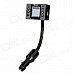 1.44" LCD Screen Bluetooth Handsfree FM Modulator Car MP3 Player w/ SD / TF - Black (12V)