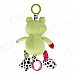Safe Cute Frog Style Music Drawstring Doll - Green + Blue