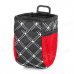 Multifunctional Car Storage Bag Pouch w/ 2 Net Pockets - White + Black + Red Multifunctional Car Storage Bag Pouch w/ 2 Net Pockets - White + Black + Red