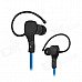 BT-H06 Sports Mini Stereo Bluetooth V3.0 In-Ear Earphones w/ Microphone for Running - Black + Blue BT-H06 Sports Mini Stereo Bluetooth V3.0 In-Ear Earphones w/ Microphone for Running - Black + Blue