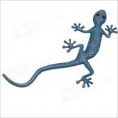Carking CS DIY Gecko Style Car / Motorcycle Decorative Zinc Alloy Sticker - Blue