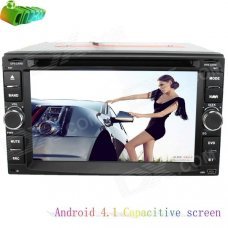 LsqSTAR Universal 6.2" Android 4.1 Capacitive Screen Car DVD Player w/ GPS Radio TV WiFi SWC AUX LsqSTAR Universal 6.2" Android 4.1 Capacitive Screen Car DVD Player w/ GPS Radio TV WiFi SWC AUX