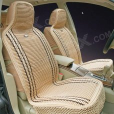 EL14042701 Summer Viscose Car Seat Cushion Set - Beige + Brown EL14042701 Summer Viscose Car Seat Cushion Set - Beige + Brown
