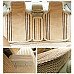 EL14042701 Summer Viscose Car Seat Cushion Set - Beige + Brown EL14042701 Summer Viscose Car Seat Cushion Set - Beige + Brown