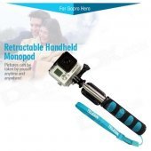 TELESIN C00935 42.5" Retractable Remote Monopod for Gopro Hero 4/ 2 / 3 / 3+ / 4 - Black + Blue