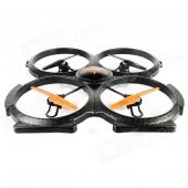 Udi U829X 2.4GHz 4-CH UFO Bubble Quadcopter w/ Gyro / Remote Control Stunt - Black